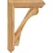 Ekena Millwork Legacy Arts and Crafts Rough Sawn Bracket w/ Offset Brace, Western Red Cedar, 8"W x 32"D x 44"H BKT0806X32X44LEC03RWR - alternate 2
